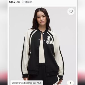 Lululemon Scuba Oversized Collegiate Jacket Nwt Size M/L-SOLD OUT